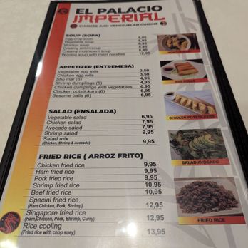 El Palacio Imperial - Menu - Venezuelan Near Me - Albuquerque, New Mexico