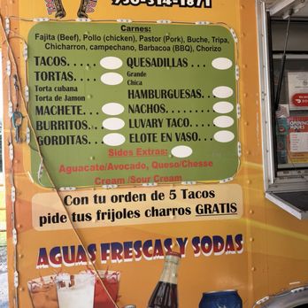 Tacos La Herradura - The menu - Tacos Near Me - Conroe, Texas