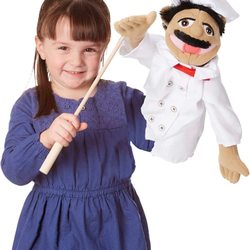 Playthings Aplenty - Chef Alfredo Puppet by Melissa and Doug