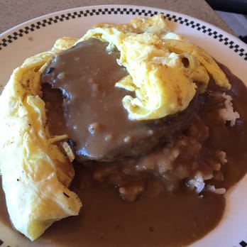 Wright Bros Cafe & Grille - Eggs, beef patty, gravy, and rice - Cafes Near Me - Honolulu, Hawaii Wright Bros Cafe & Grille - Eggs, beef patty, gravy, and rice - Cafes Near Me - Honolulu, Hawaii