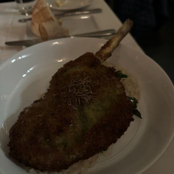 The Frisky Oyster - Frenched Veal Cop Milanese - New American Near Me - Greenport, New York