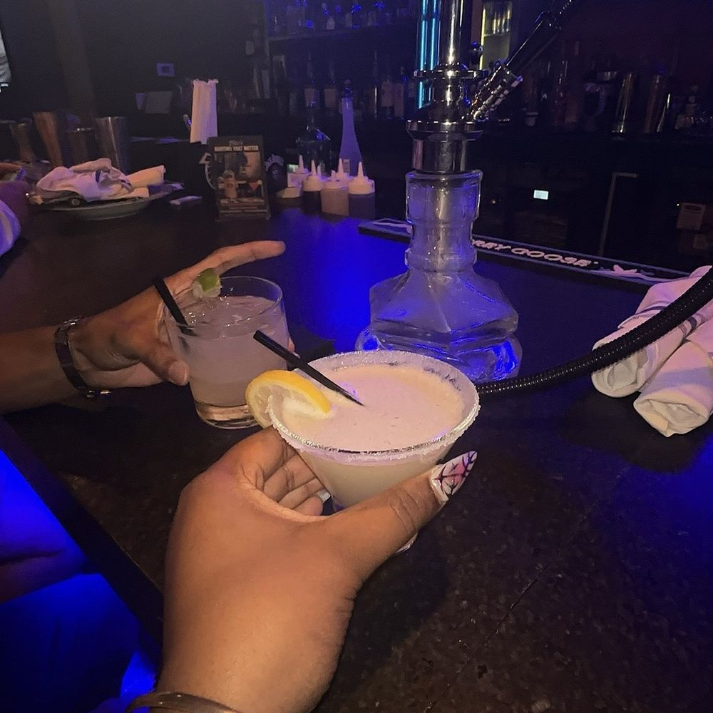 Lemon drop and margarita