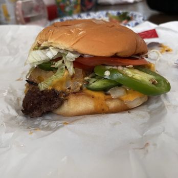 Fifty Burger - Single Burger (1x1) - Burgers Near Me - Upland, California Fifty Burger - Single Burger (1x1) - Burgers Near Me - Upland, California