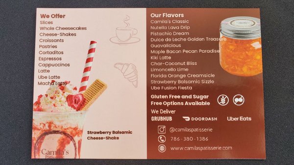 Menu photo 4 Camila's Patisserie Miami, FL Menu photo 4 Camila's Patisserie Miami, FL
