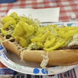 Cheesesteak Hoagie with Hot Peppers