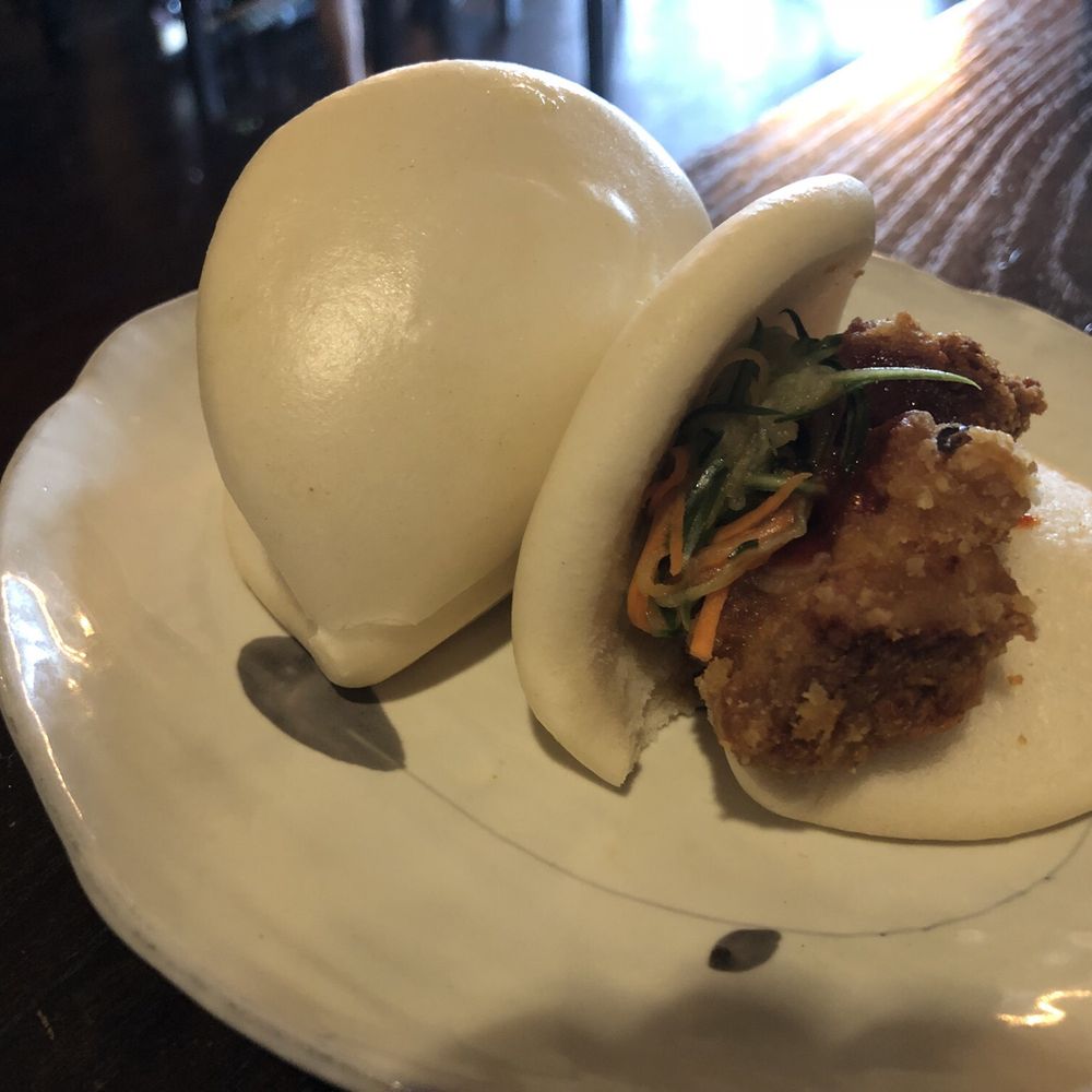 Dragonfly Robata Grill & Sushi - Chicken Thigh Karaage bao - Sushi Bars Near Me - Orlando, Florida