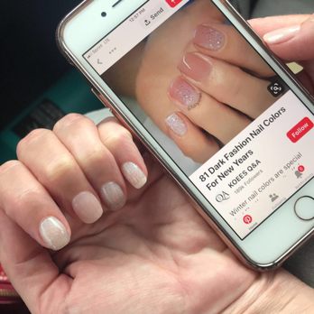Ruby Nails - Asked for the pic. Got digging in dirt nails! Nothing like the pic!!! Ugggggggh! - Nail Salons Near Me - Fayetteville, North Carolina