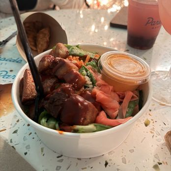 Seoul Sister - Pork belly bowl - Korean Near Me - Anaheim, California
