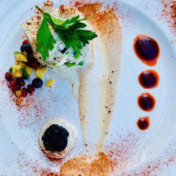 Veda - Beautiful presentation. The kind that makes you pause before diving in. Kokum Crab. - Indian Near Me - Tenafly, New Jersey Veda - Beautiful presentation. The kind that makes you pause before diving in. Kokum Crab. - Indian Near Me - Tenafly, New Jersey