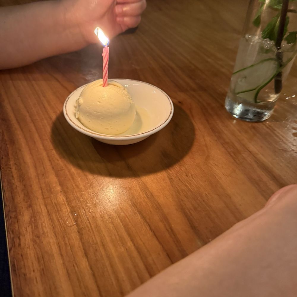 Rare Society - Small birthday desert - vanilla - Steakhouses Near Me - San Clemente, California Rare Society - Small birthday desert - vanilla - Steakhouses Near Me - San Clemente, California