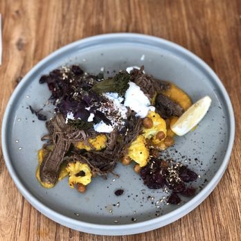 Little Cove Espresso - Lamb shoulder with cauliflower and cranberries - Cafes Near Me - Hong Kong, HK Little Cove Espresso - Lamb shoulder with cauliflower and cranberries - Cafes Near Me - Hong Kong, HK