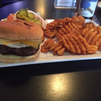 The Mack - Four Cheese Burger with Crisscross Fries - Pubs Near Me - Saint Louis, Missouri The Mack - Four Cheese Burger with Crisscross Fries - Pubs Near Me - Saint Louis, Missouri