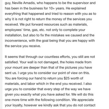 Primo Home Services - Primo retaliating by telling me to never book them again - Handyman Near Me - New York, New York Primo Home Services - Primo retaliating by telling me to never book them again - Handyman Near Me - New York, New York