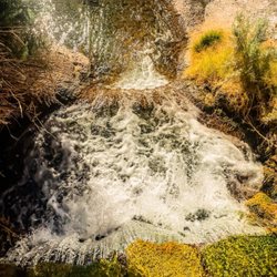 Rogers Hot Springs - The water rushes through.