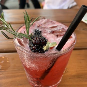 Finney's Crafthouse - Orange - Blackberry gin fizz - New American Near Me - Orange, California