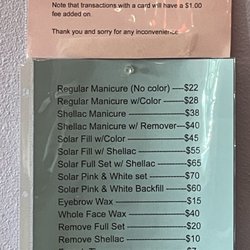 Essence Nails & Spa - Manicure prices 06.10.23