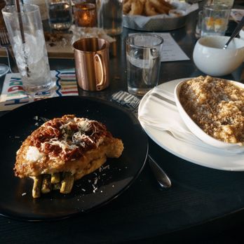 The Fireside - Parmesan Chicken and mac and cheese - Steakhouses Near Me - Detroit Lakes, Minnesota The Fireside - Parmesan Chicken and mac and cheese - Steakhouses Near Me - Detroit Lakes, Minnesota