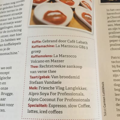 Menu photo 1 EspressoBar I Love Coffee Bruges, VWV Menu photo 1 EspressoBar I Love Coffee Bruges, VWV