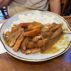 Fish katsu curry
