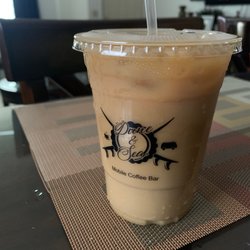 Dune and Sea Coffee - Almond latte with oatmilk