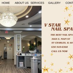 V Star Nail Spa - Page Cover
