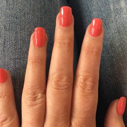 Danny's Nails & Tanning - Looks ok at a distance, but the ridges and edges are driving me crazy