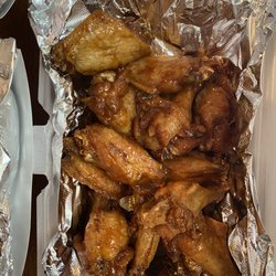 Honey garlic wings
