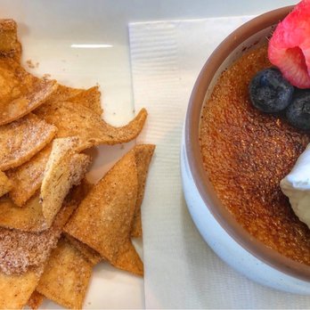 Hooked Market & Kitchen - Horchata crème brûlée with cinnamon chips - Seafood Near Me - Latham, New York Hooked Market & Kitchen - Horchata crème brûlée with cinnamon chips - Seafood Near Me - Latham, New York