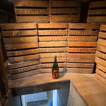 Brasserie Cantillon - Old beer cases - Breweries Near Me - Anderlecht, BRU