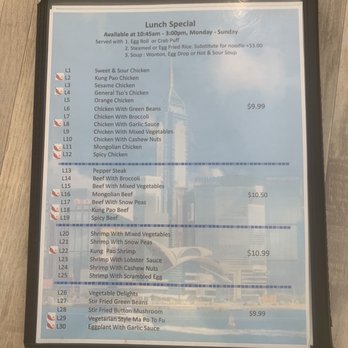 Hong Kong Cafe - Menu - Chinese Near Me - Baytown, Texas