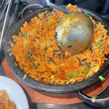 Park's BBQ - Stone kimchi fried rice - Barbeque Near Me - Los Angeles, California Park's BBQ - Stone kimchi fried rice - Barbeque Near Me - Los Angeles, California