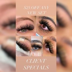 Lashes & Brows by Ashly - Lash special ending 10/3/2020. For new client full sets only.