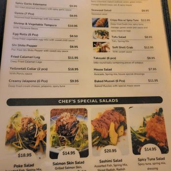 Kiraku - Menu - Sushi Bars Near Me - Gardena, California