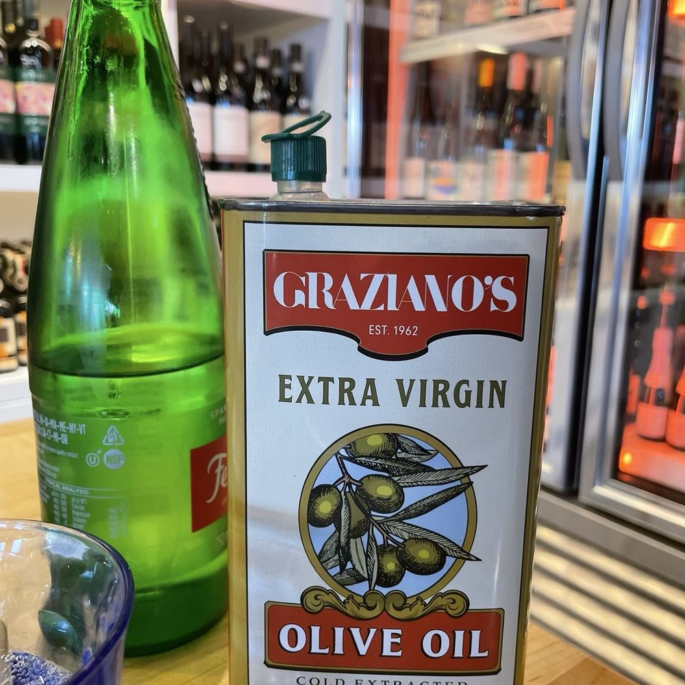 Lucia Pizzeria - Olive oil & sparkling water - Pizza Near Me - Miami, Florida Lucia Pizzeria - Olive oil & sparkling water - Pizza Near Me - Miami, Florida