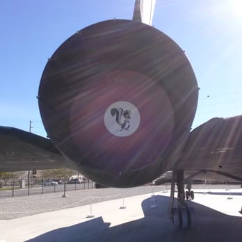 Blackbird Airpark - Skunkworks logo in an engine cover - Museums Near Me - Palmdale, California