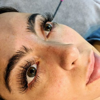 The Skin & Lash Lab - Doll eye effect....Beautiful long lashes to match her real long bottom lashes! - Skin Care Near Me - Boulder, Colorado