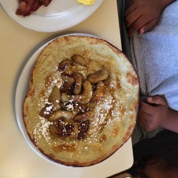 Elmer's Restaurant - German pancake w/ Maple caramel Apple topping - Breakfast & Brunch Near Me - Pocatello, Idaho Elmer's Restaurant - German pancake w/ Maple caramel Apple topping - Breakfast & Brunch Near Me - Pocatello, Idaho