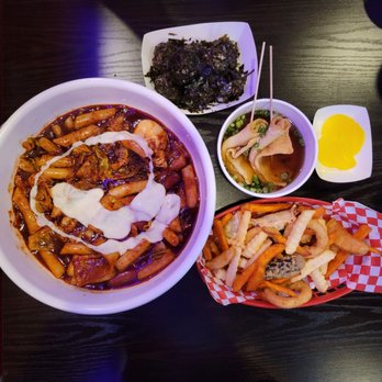 Luv Dduk - Combo B and Fish cake soup - Korean Near Me - Cerritos, California