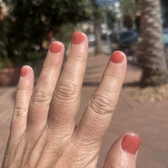 Glamicure - Very short manicure but very neat - Nail Salons Near Me - Los Angeles, California Glamicure - Very short manicure but very neat - Nail Salons Near Me - Los Angeles, California