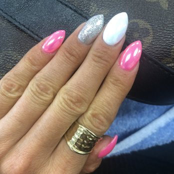 Top Spa & Nails - Acrylic oval shape with gel/Unicorn - Day Spas Near Me - Las Vegas, Nevada Top Spa & Nails - Acrylic oval shape with gel/Unicorn - Day Spas Near Me - Las Vegas, Nevada