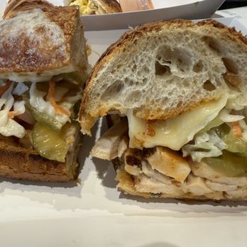 Boudin Bakery & Cafe - Sriracha chicken - Bakeries Near Me - San Francisco, California Boudin Bakery & Cafe - Sriracha chicken - Bakeries Near Me - San Francisco, California