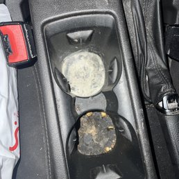 This was the BEFORE of my crusty cup holders This was the BEFORE of my crusty cup holders