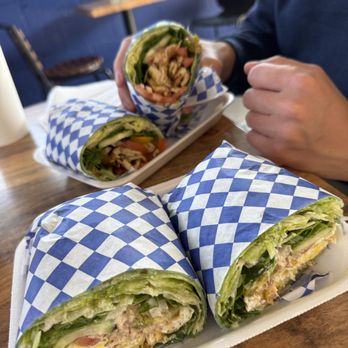 La Panaderia Michoacana - Spinach wrap with tuna and a fried egg and spinach wrap with chicken - Mexican Near Me - Los Angeles, California La Panaderia Michoacana - Spinach wrap with tuna and a fried egg and spinach wrap with chicken - Mexican Near Me - Los Angeles, California