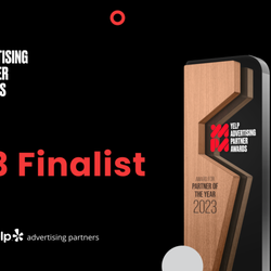 Ideology Studio - Happy to be a finalist in the Yelp Advertising Partner Awards for Best in Lead Generation and Best in Verticalization!