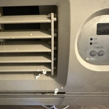Diamond Inn & Suites - Crud on AC unit - Hotels Near Me - Richmond, Virginia