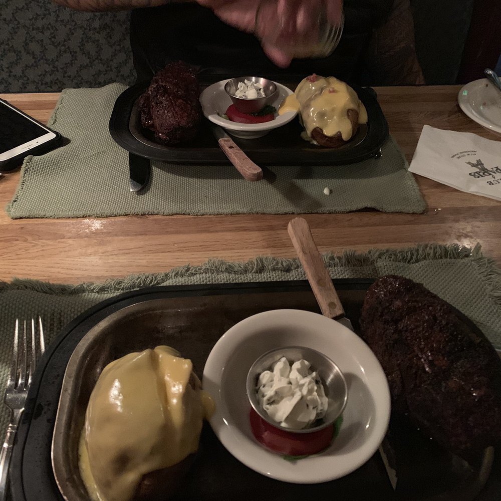 Club Paris - Filet mignon w/ baked potato - Steakhouses Near Me - Anchorage, Alaska Club Paris - Filet mignon w/ baked potato - Steakhouses Near Me - Anchorage, Alaska