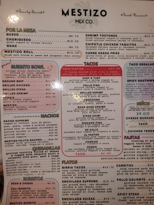 Menu photo 3 Mestizo Mex Cocina Jacksonville, FL Menu photo 3 Mestizo Mex Cocina Jacksonville, FL