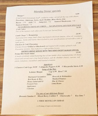 Menu photo 1 Ice House Restaurant Virginia Beach, VA