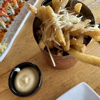 Burger and Sushi House-Ottawa - Truffle Parmesan Fry - Sushi Bars Near Me - Ottawa, Illinois