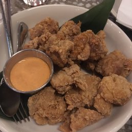 Crispy chicken. Crispy chicken.